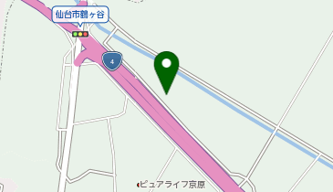 100円レンタカー 仙台鶴ヶ谷店の地図画像
