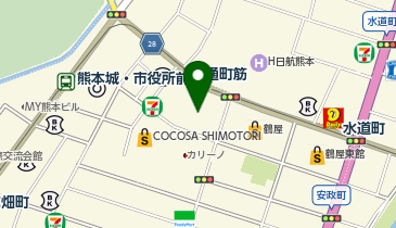 ドラッグセイムス 熊本下通店の地図画像