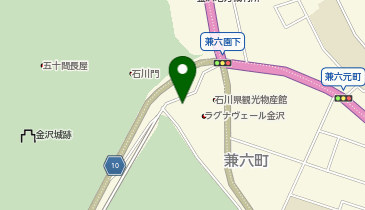 金沢兼六園1円着物wagro(ワーゴ)の地図画像