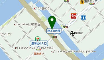 クロス動物医療センター 勝どきの地図画像