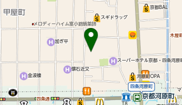 グラニフ 京都新京極の地図画像