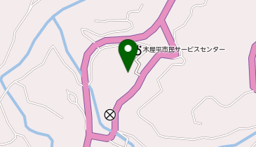 JA徳島県 ゆずの里木屋平の地図画像