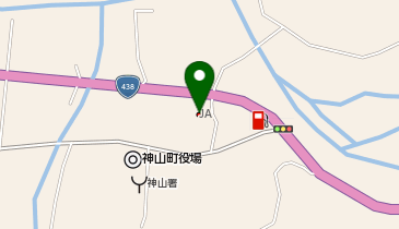 JA徳島県 神山支店の地図画像