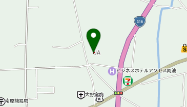JA徳島県 阿波支店の地図画像