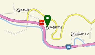 JA徳島県 池田製茶加工場の地図画像