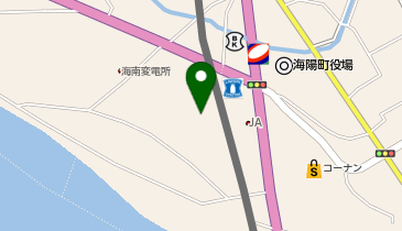 JA徳島県 海陽集荷場/海陽花卉集荷場の地図画像