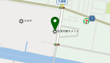 住友大阪セメント株式会社 大阪SSの地図画像