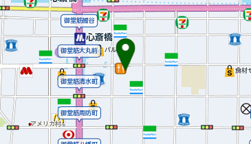 ElixirNail(エリクサーネイル) 心斎橋店の地図画像