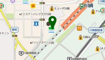 ラ・ココリコ ホテルメトロポリタン 川崎店の地図画像