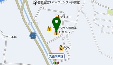 バーガーキング イオンタウン富雄南店の地図画像