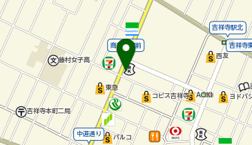 Silk-lei(シルクレイ) 吉祥寺店の地図画像