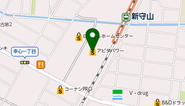 nail salon TN(ネイルサロンティーエヌ) アピタパワー新守山店の地図画像