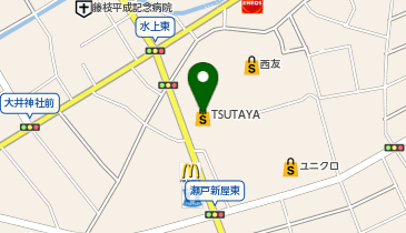 nail salon TN(ネイルサロンティーエヌ) TSUTAYA藤枝瀬戸新屋店の地図画像