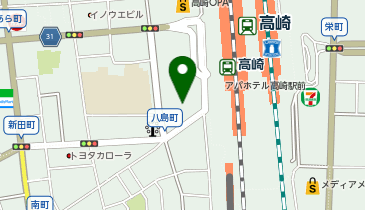 nail salon TN(ネイルサロンティーエヌ) 高崎駅西口店の地図画像