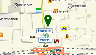PALEMO STORE(パレモ ストア) 中野サンモール店の地図画像