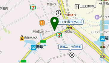 炉端焼きとおでん個室居酒屋 風の蔵 赤坂店の地図画像