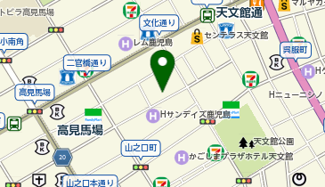 薩摩うなぎ 銀しろの地図画像