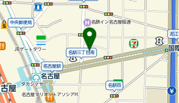 とんかつジョニーの地図画像