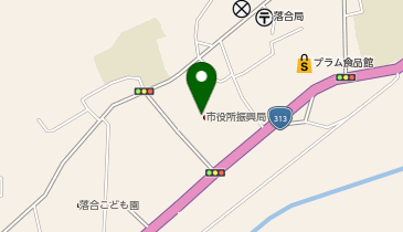 真庭市 落合総合センターの地図画像