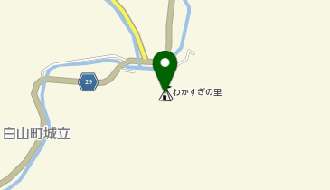 わかすぎの里キャンプ場の地図画像