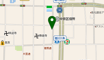 スマートプレイスイン京都二条城前駅の地図画像