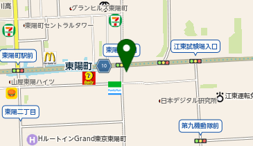 ヘアカラー専門店 fufu(フフ) 東陽町店の地図画像