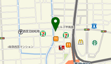 コープこうべ第2地区本部の地図画像