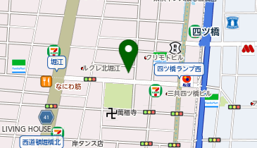 北堀江アクア鍼灸治療院の地図画像