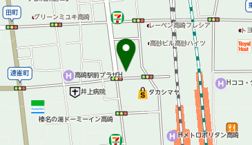 グリークガーデン高崎の地図画像