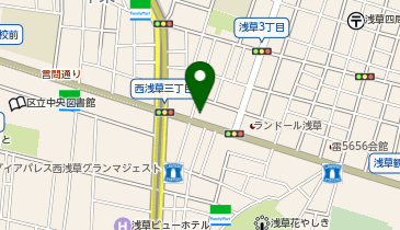 コロナ工業株式会社 浅草支店の地図画像