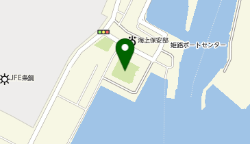 飾万津臨港公園の地図画像