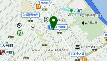 喪服レスキュー 日本橋浜町店の地図画像