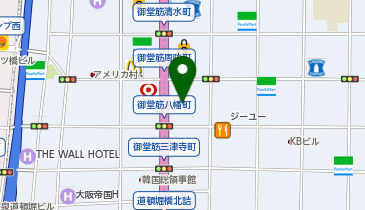 PRADA(プラダ) 大阪心斎橋店の地図画像