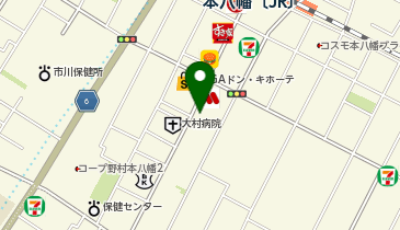 八幡建装株式会社の地図画像