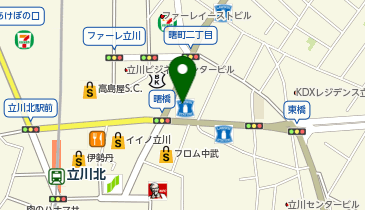 ストラッシュ 立川店の地図画像