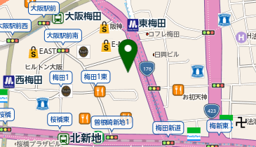 Lair the barber(ライール ザ バーバー)の地図画像