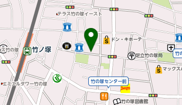カプセル楽局 竹の塚店の地図画像