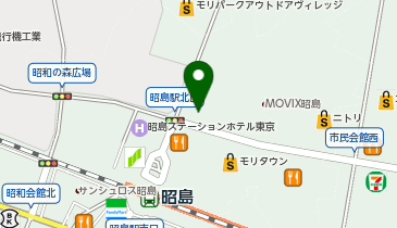 Birthday hair and make(バースデイ) 昭島店の地図画像