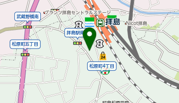 Birthday hair and make(バースデイ) 拝島店の地図画像