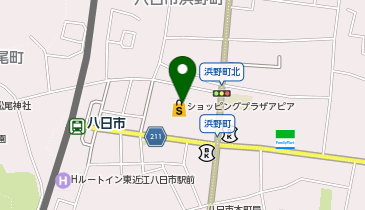 リラクゼーションくらぶイヤシス 八日市アピア店の地図画像