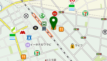ほぐし手一休 蕨店の地図画像