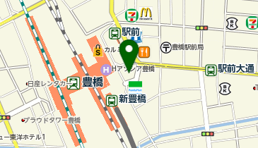 とよはしキラキラ☆イルミネーションの地図画像