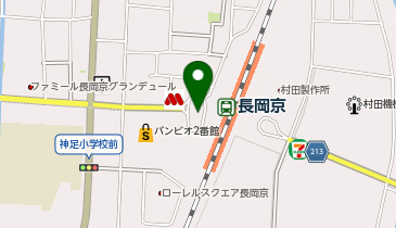 バンビオイルミネーションの地図画像