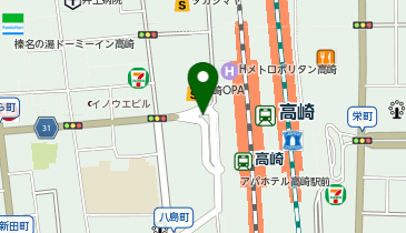 高崎光のページェントの地図画像