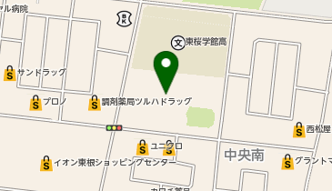 ひがしねウィンターフェスティバルの地図画像