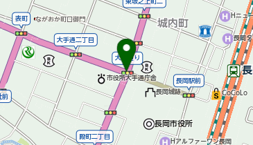 大手通ウィンターイルミネーションの地図画像