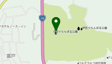 伊豆高原グランイルミの地図画像