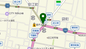 金箔雪吊り「金箔きらら」の地図画像