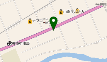 矢掛宿場の青空市 きらりの地図画像