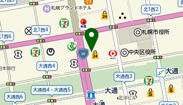 創作酒肴 磁石の地図画像